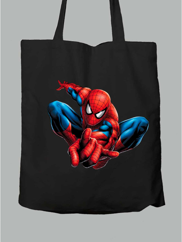 Екосумка Людина павук стрибає - Spider Man is jumping , 24010623