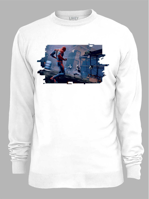 Світшот Людина павук працює - Spider Man is working, 24010627