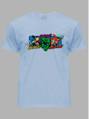 Футболка з принтом Марвел, Marvel - Росомаха Халк Тор, 24010631