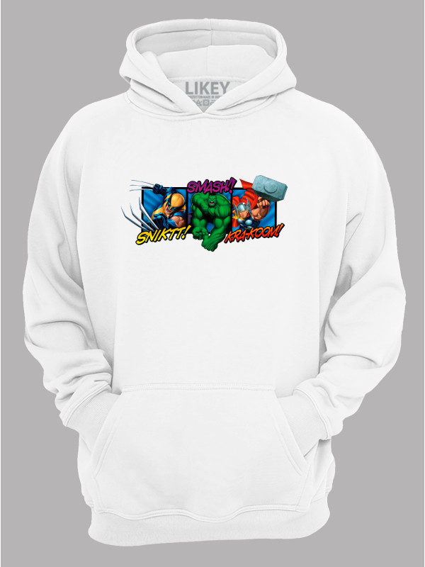 Худі з принтом Марвел, Marvel - Росомаха Халк Тор, 24010631