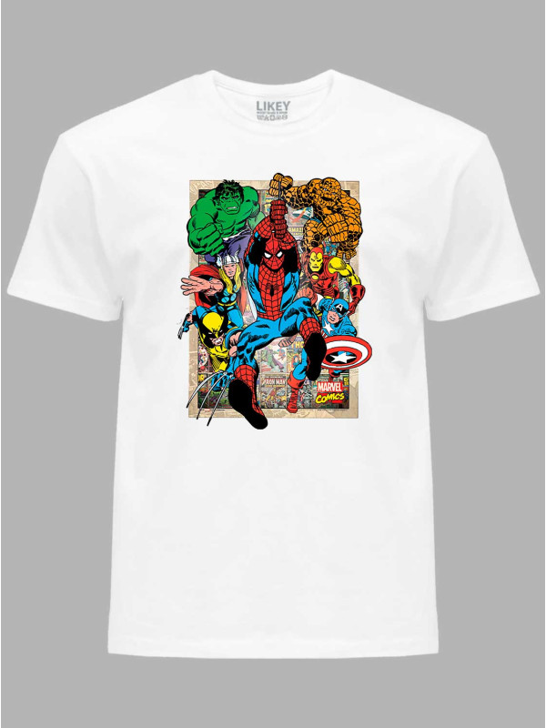 Футболка з принтом Marvel Comics - Марвел комікс, 24010632