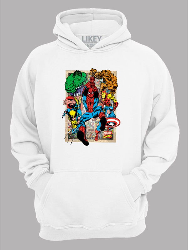 Худі з принтом Marvel Comics - Марвел комікс, 24010632