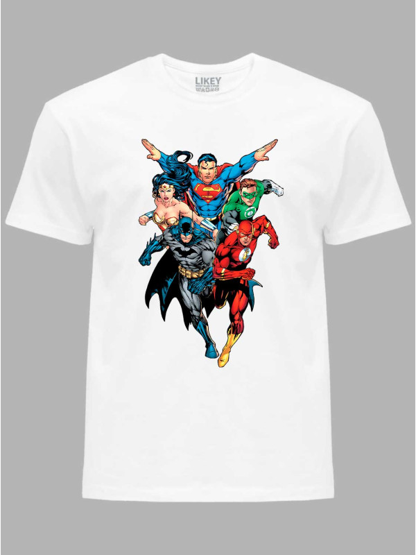 Футболка з принтом комікси DC comics - класика, 24010635