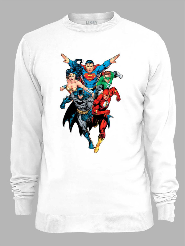 Світшот з принтом комікси DC comics - класика, 24010635
