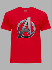 Футболка Avengers steel logo - Месники сталеве лого, 24010642