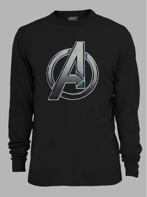 Світшот Avengers steel logo - Месники сталеве лого, 24010642