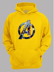 Худі Месники лого з героями - Avengers logo with heroes, 24010643