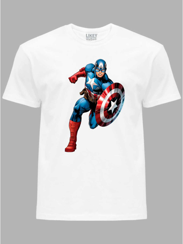 Футболка з принтом Капітан Америка - Captain America, 24010644