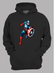 Худі з принтом Капітан Америка - Captain America, 24010644