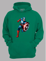 Худі з принтом Капітан Америка - Captain America, 24010644