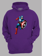 Худі з принтом Капітан Америка - Captain America, 24010644