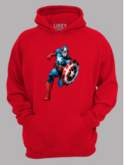 Худі з принтом Капітан Америка - Captain America, 24010644