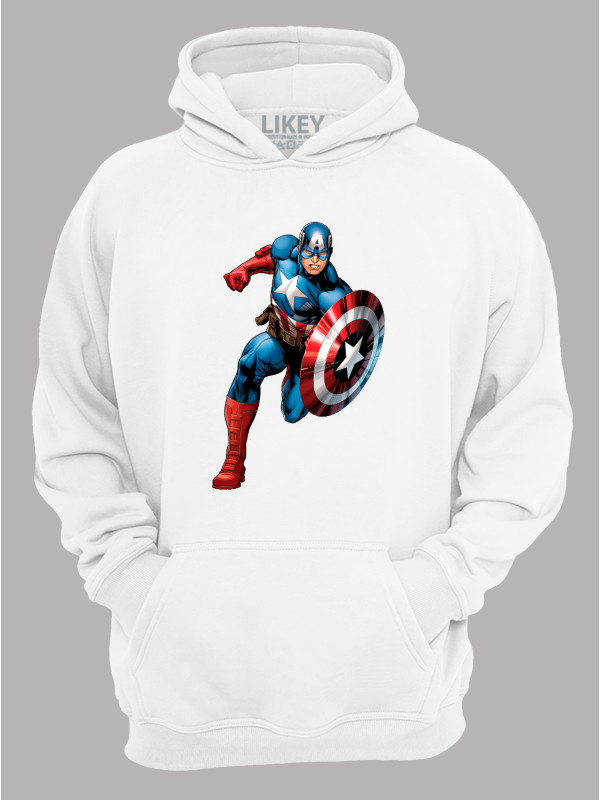 Худі з принтом Капітан Америка - Captain America, 24010644