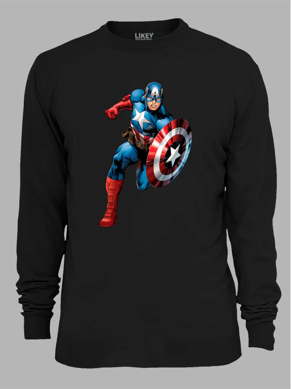 Світшот з принтом Капітан Америка - Captain America, 24010644