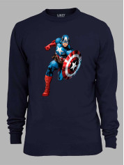 Світшот з принтом Капітан Америка - Captain America, 24010644