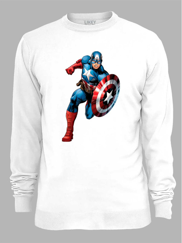 Світшот з принтом Капітан Америка - Captain America, 24010644