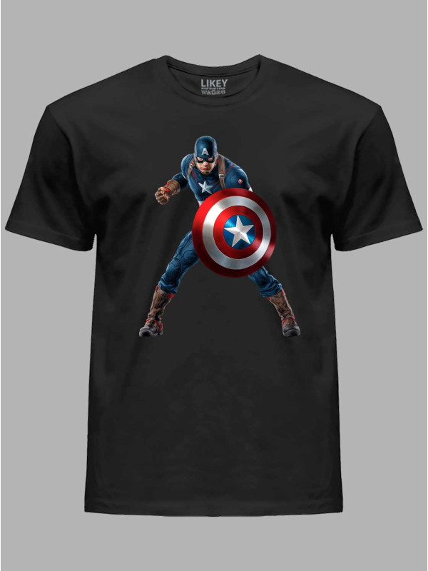 Футболка Капітан Америка в дії - Captain America in action, 24010664