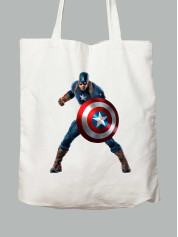 Екосумка Капітан Америка в дії - Captain America in action, 24010664