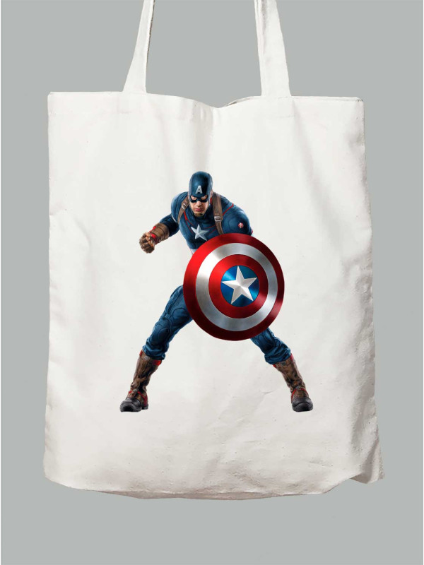 Екосумка Капітан Америка в дії - Captain America in action, 24010664