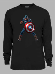 Світшот Капітан Америка в дії - Captain America in action, 24010664