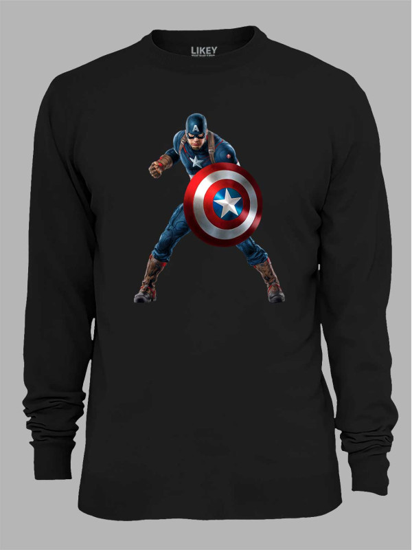 Світшот Капітан Америка в дії - Captain America in action, 24010664