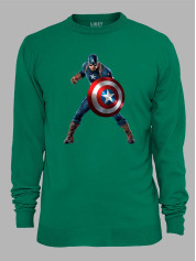 Світшот Капітан Америка в дії - Captain America in action, 24010664