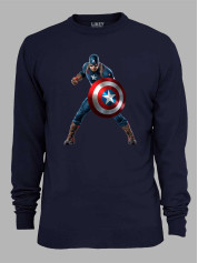 Світшот Капітан Америка в дії - Captain America in action, 24010664