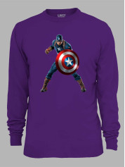 Світшот Капітан Америка в дії - Captain America in action, 24010664