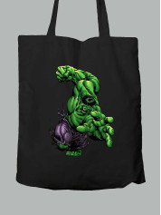 Екосумка з принтом Лютий Халк - Hulk in rage, 24010677
