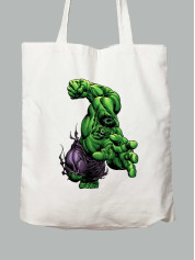 Екосумка з принтом Лютий Халк - Hulk in rage, 24010677