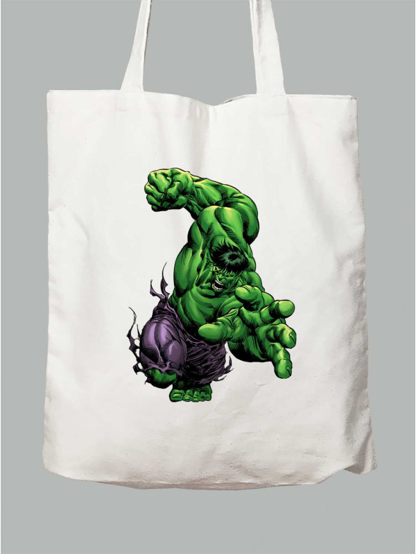 Екосумка з принтом Лютий Халк - Hulk in rage, 24010677