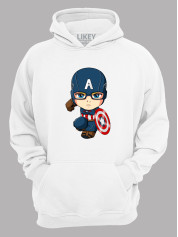 Худи Капитан Америка ребенок - Captain America is kid, 24010683
