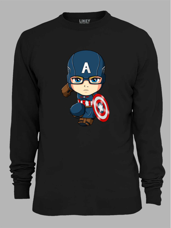 Світшот Капітан Америка дитина - Captain America is kid, 24010683