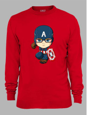 Світшот Капітан Америка дитина - Captain America is kid, 24010683