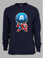 Світшот Капітан Америка дитина - Captain America is kid, 24010686