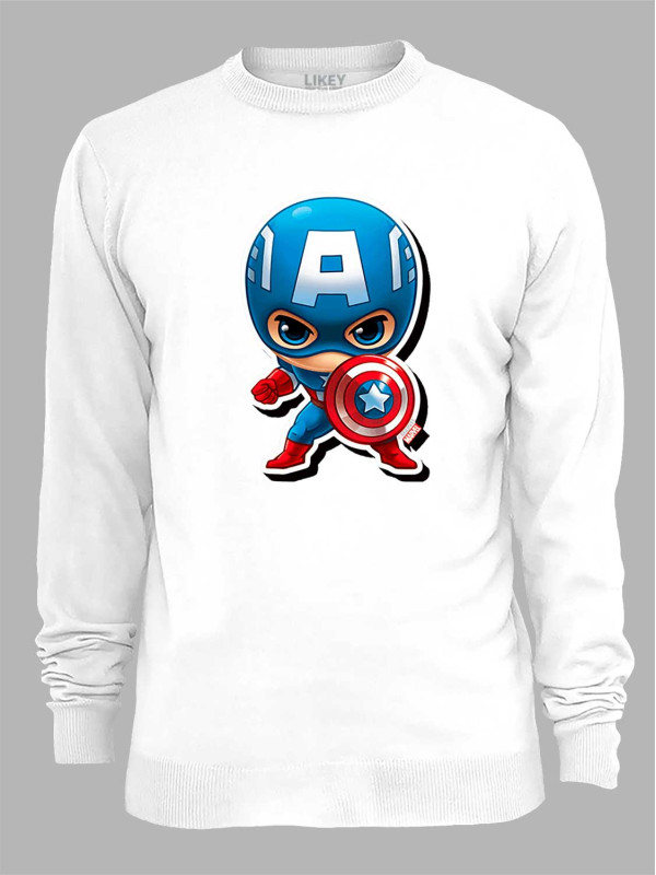 Світшот Капітан Америка дитина - Captain America is kid, 24010686