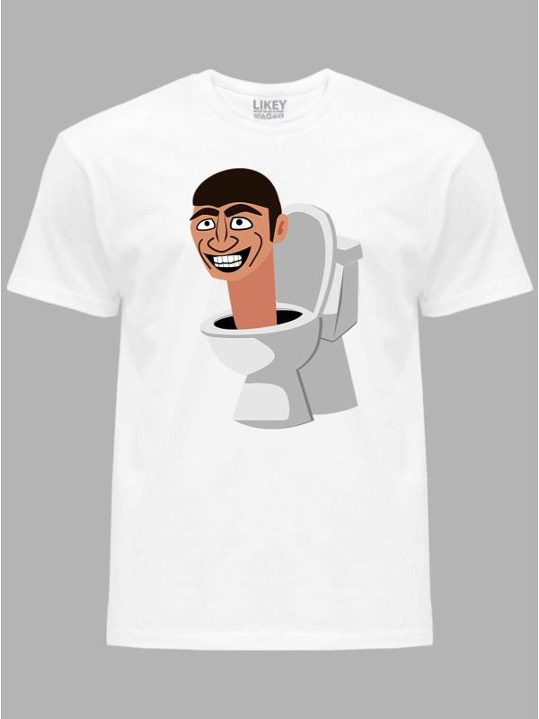 Футболка детская с принтом "Скибиди туалет сбоку" (240703118)