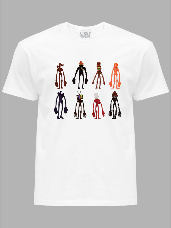 Футболка детская с принтом "Siren head (Сиреноголовые)" (240803119)