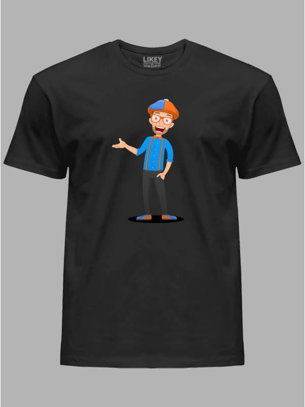 Футболка детская с принтом "Blippi (Блиппи рассказывает)" (240803127)