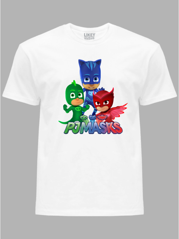 Футболка детская с принтом "PJ Masks (Герои в масках)" (240803129)