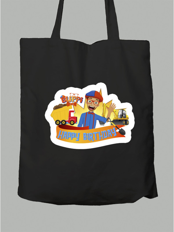 Екосумка Blippi Happy Birthday - Бліппі З Днем Народження, 240803136
