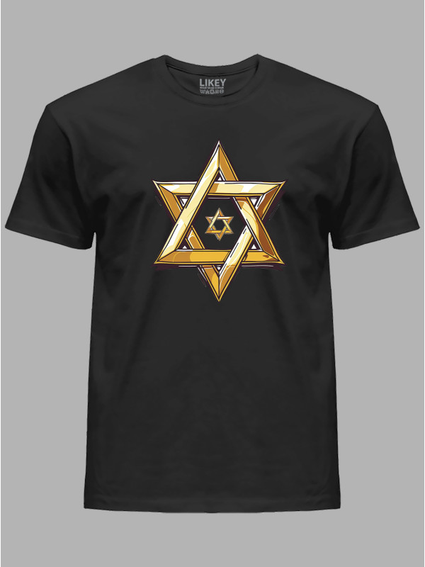 Футболка чоловіча "Магічна Зірка Давида" (24090008)
