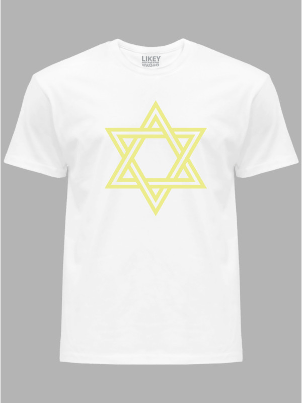 Футболка чоловіча "Золота Зірка Давида" (24090012)