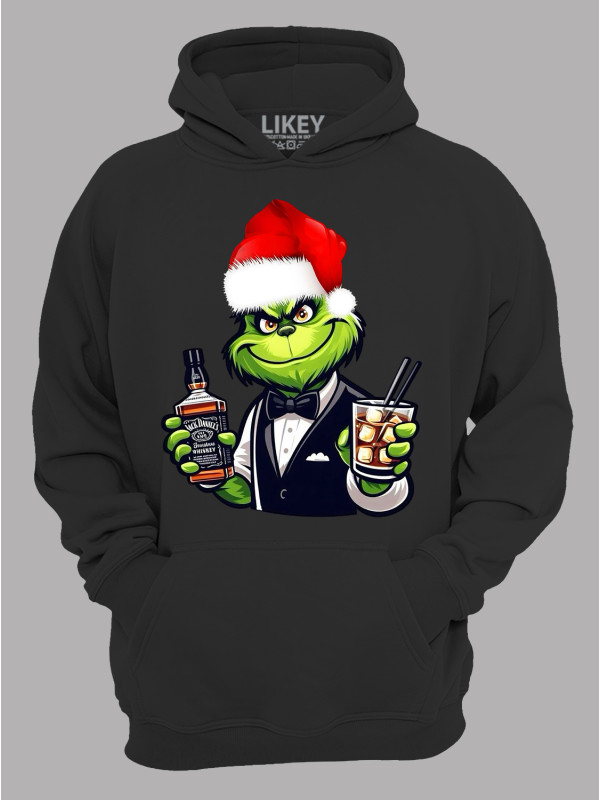 Худі з новорічним принтом "Санта Грінч/Santa Grinch" (24110043)