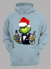 Худи с новогодним принтом "Санта Гринч/Santa Grinch" (24110043)