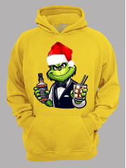 Худи с новогодним принтом "Санта Гринч/Santa Grinch" (24110043)