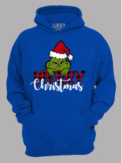 Худи с новогодним принтом "Счастливого Рождества Гринч/Merry Christmas Grinch" (24110044)
