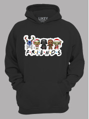 Худі з новорічним принтом "Зоряні Війни - Друзі/Star Wars - Friends" (24110045)