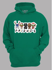 Худі з новорічним принтом "Зоряні Війни - Друзі/Star Wars - Friends" (24110045)