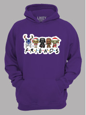 Худі з новорічним принтом "Зоряні Війни - Друзі/Star Wars - Friends" (24110045)